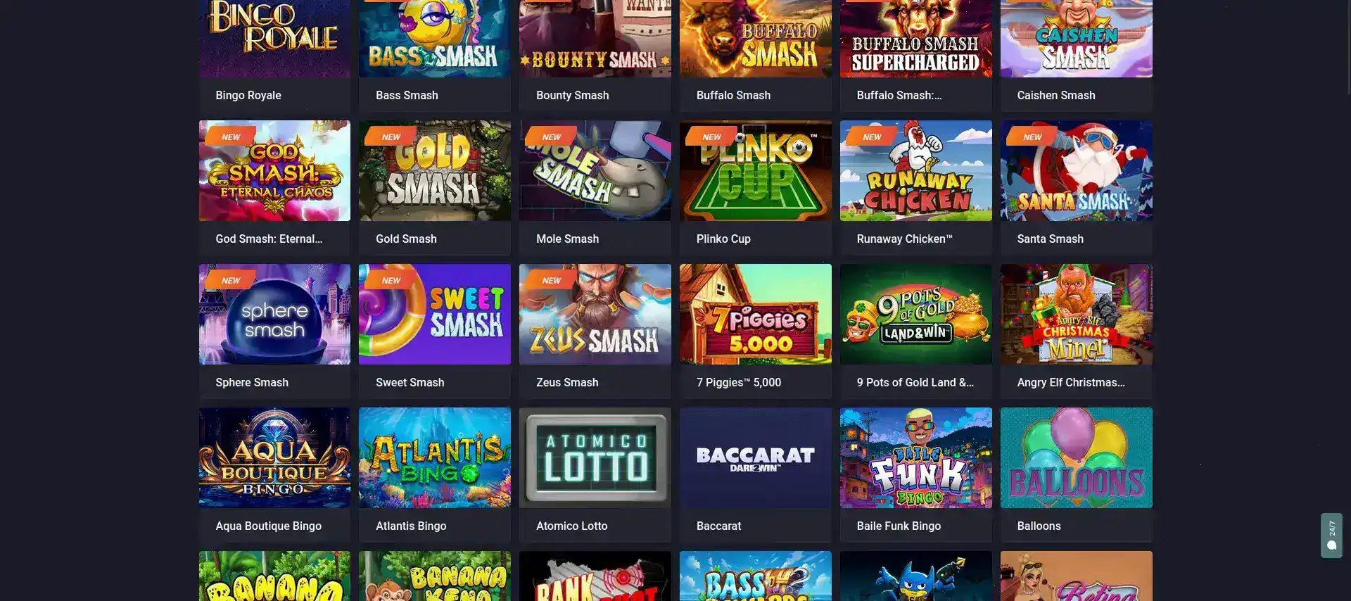 Бонусный экран R7 casino с прогресс-баром